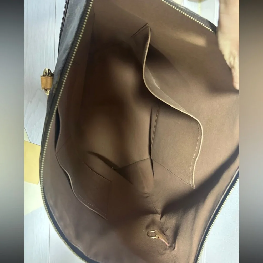 💎✨ TOP ZIPPER ✨💎 HUGE Louis Vuitton X-LARGE TOTE TOTALLY GM W/ RECEIPT - Picture 6 of 16